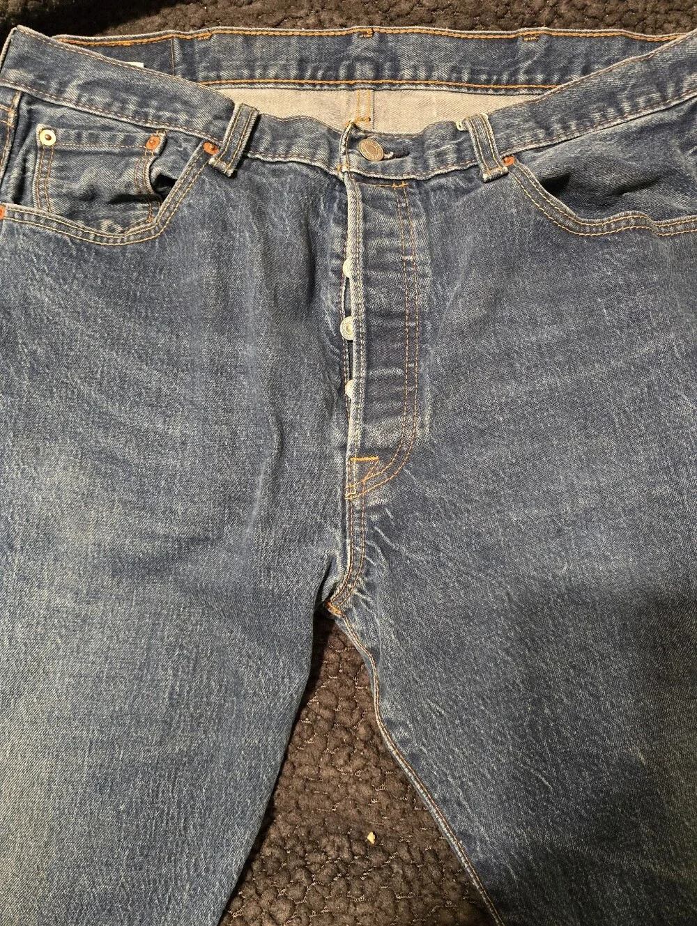 Mens Levi's 501 Button fly jeans